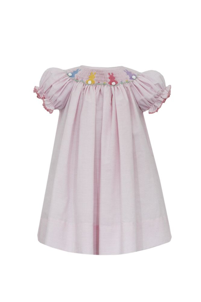 Smocked Bunny Dress by Petit Bebe