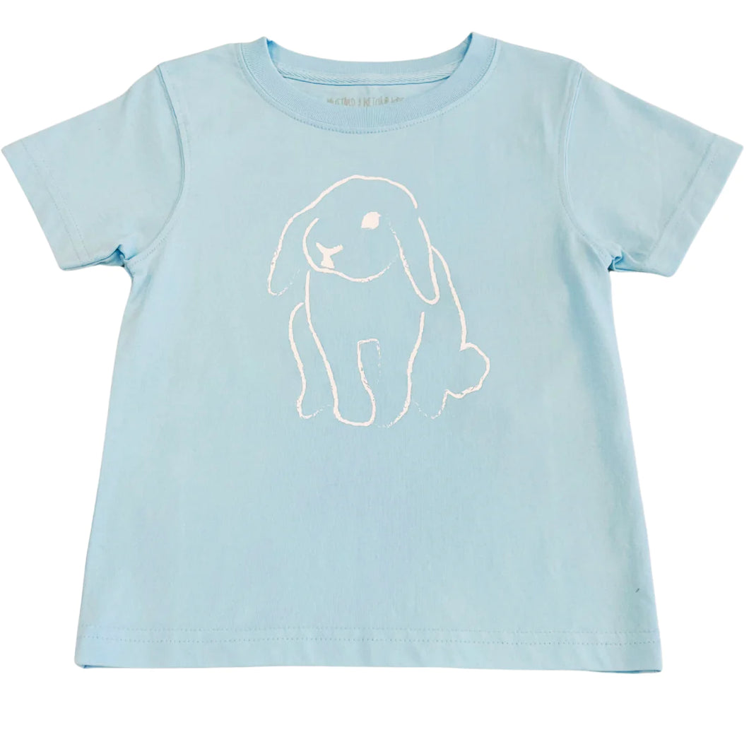 Blue Bunny SS by Mustard & Ketchup Kids