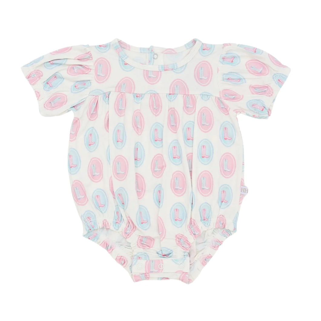 Pastel Oval Boots Girls Bubble by Hamner Hill