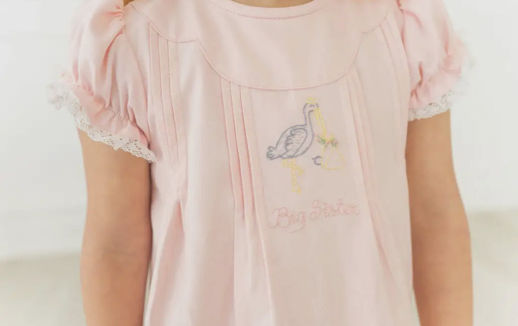 Big Sister Embroidered Dress