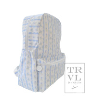 Load image into Gallery viewer, Ribbon Floral Blue TRVL Print (PREORDER- Ships in May)
