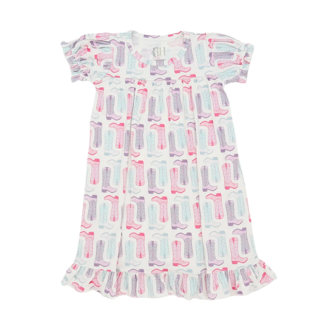 Tulip Boots Nightgown by Hamner Hill