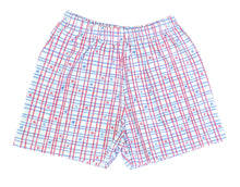 Load image into Gallery viewer, Stars &amp; Stripes Patriotic Knit Red Polo &amp; Conrad Shorts by James &amp; Lottie
