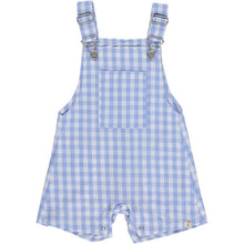 Load image into Gallery viewer, Blue Plaid Overalls by Me &amp; Henry
