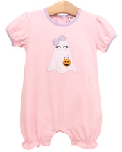 Load image into Gallery viewer, Boo Crew Ruffle Romper by Jellybean
