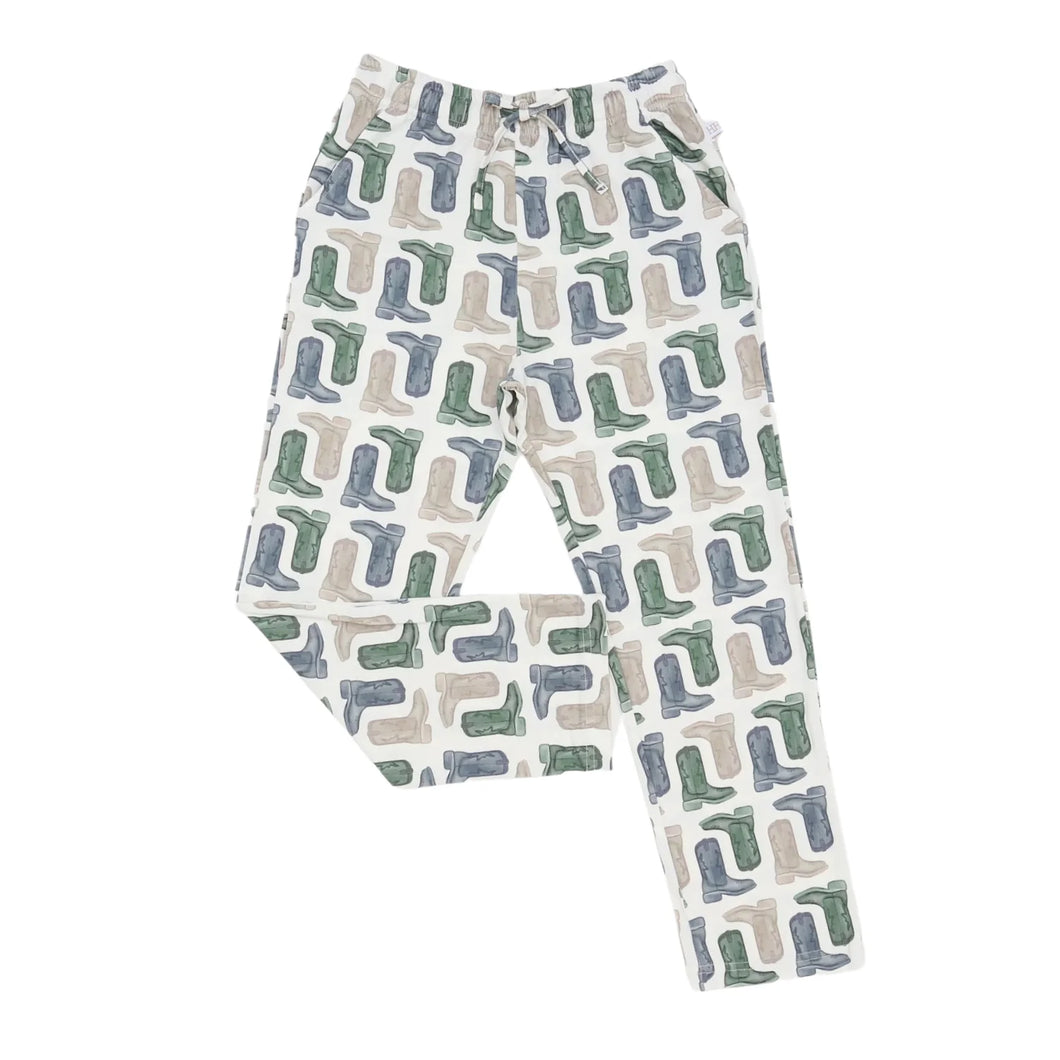 Boys Boots Lounge Pants by Hamner Hill