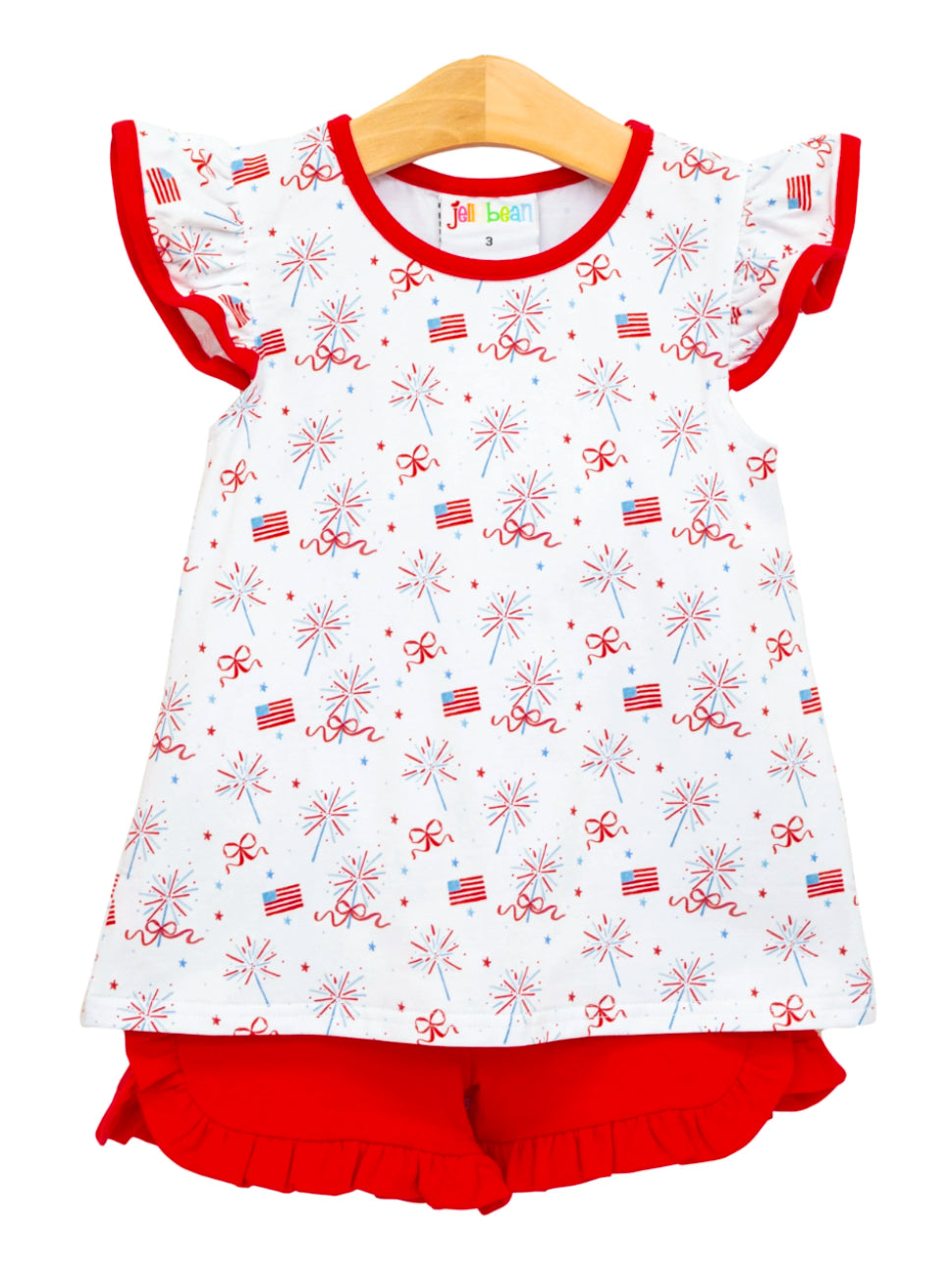 Fireworks and Freedom Flutter Short Set by Jellybean (ARRIVING EARLY MAY)