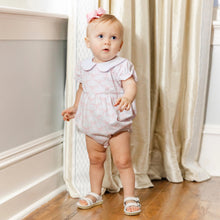 Load image into Gallery viewer, Pink Trellis Bow Charlotte Bubble by Jellybean (ARRIVING IN APRIL)
