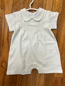 Pleated Button Romper by Squiggles
