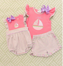 Load image into Gallery viewer, Sailin' Away Flutter Short Set by Jellybean COMES IN APRIL
