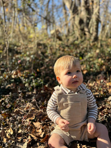 Tan Chunky Corduroy Overall by Me & Henry