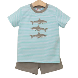 Shark Trio Short Set by Jellybean (ARRIVING IN APRIL)