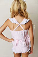 Load image into Gallery viewer, Pretty Pink Ribbon &amp; Bows Two-Piece Swimsuit by Swoon Baby
