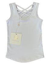 Load image into Gallery viewer, White Active Wear Tank by Swoon Baby
