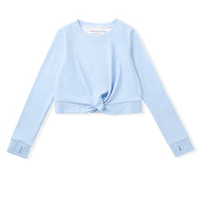 Load image into Gallery viewer, Blue Knot Top by Swoon Baby
