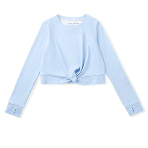 Blue Knot Top by Swoon Baby