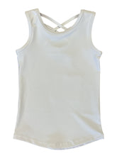 Load image into Gallery viewer, White Active Wear Tank by Swoon Baby
