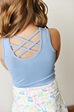 Load image into Gallery viewer, Blue Active Wear Tank by Swoon Baby
