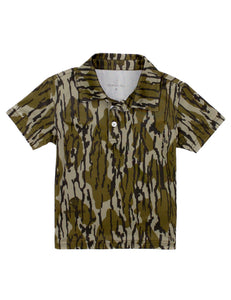 Boys Mossy Oak Orignial Bottomland Inlet Polo by Properly Tied