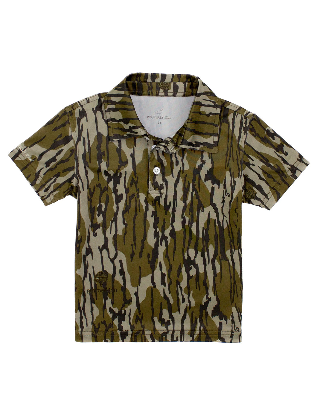 Boys Mossy Oak Orignial Bottomland Inlet Polo by Properly Tied