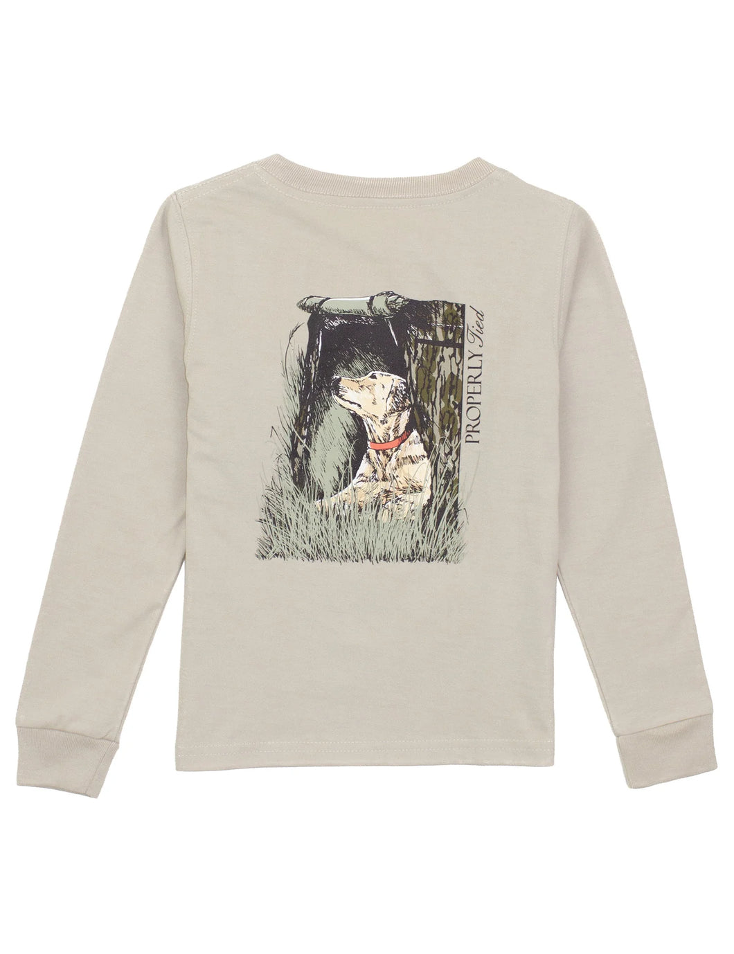 Boys Mossy Oak Lab LS Linen by Properly Tied