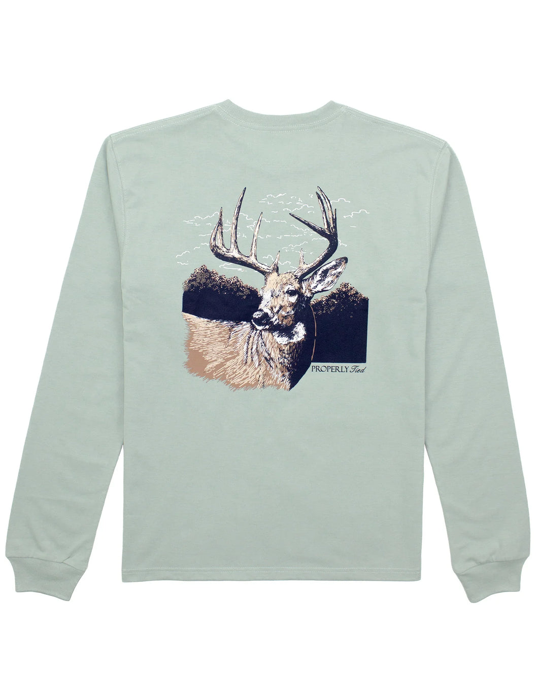 Boys Buck LS Sage by Properly Tied