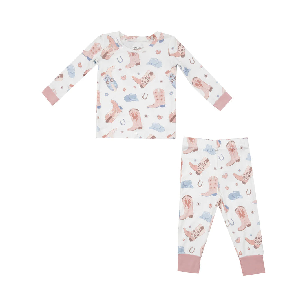 Cowgirl Boots PJ Set by Angel Dear