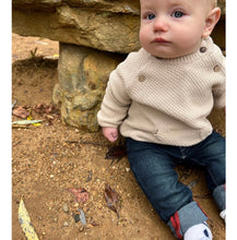 Load image into Gallery viewer, Tan Baby Sweater by Me &amp; Henry
