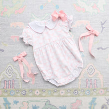 Load image into Gallery viewer, Pink Trellis Bow Charlotte Bubble by Jellybean (ARRIVING IN APRIL)
