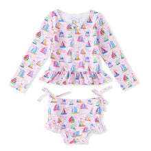 Load image into Gallery viewer, Sail Away 2-Piece Swimsuit by Swoon Baby
