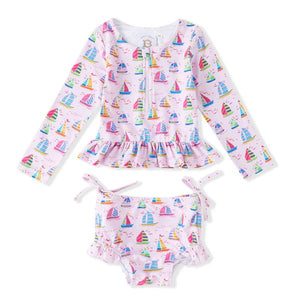 Sail Away 2-Piece Swimsuit by Swoon Baby