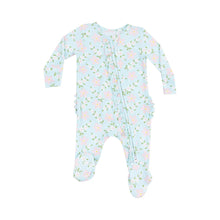 Load image into Gallery viewer, Vintage Daisy Ruffle Back Footie by Angel Dear
