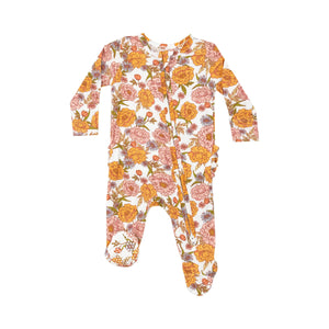 Ambers Floral Footie by Angel Dear