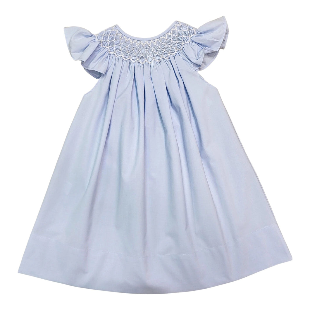 Catherine Pearl Blue Smocked Dress by Sweet Dreams