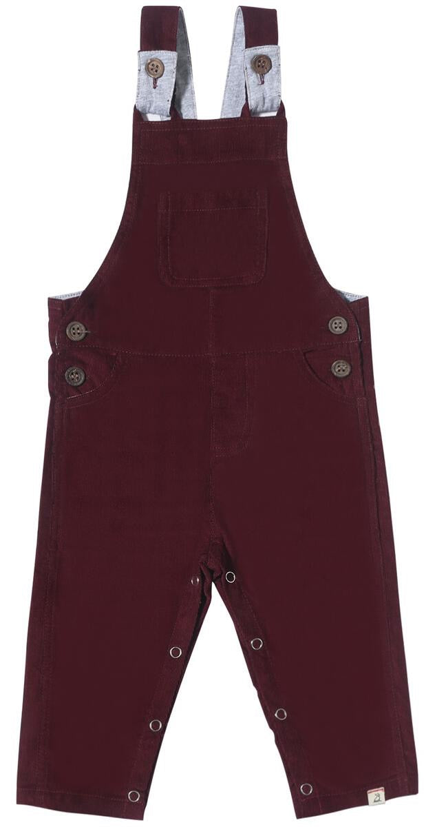 Burgundy Corduroy Overall by Me & Henry