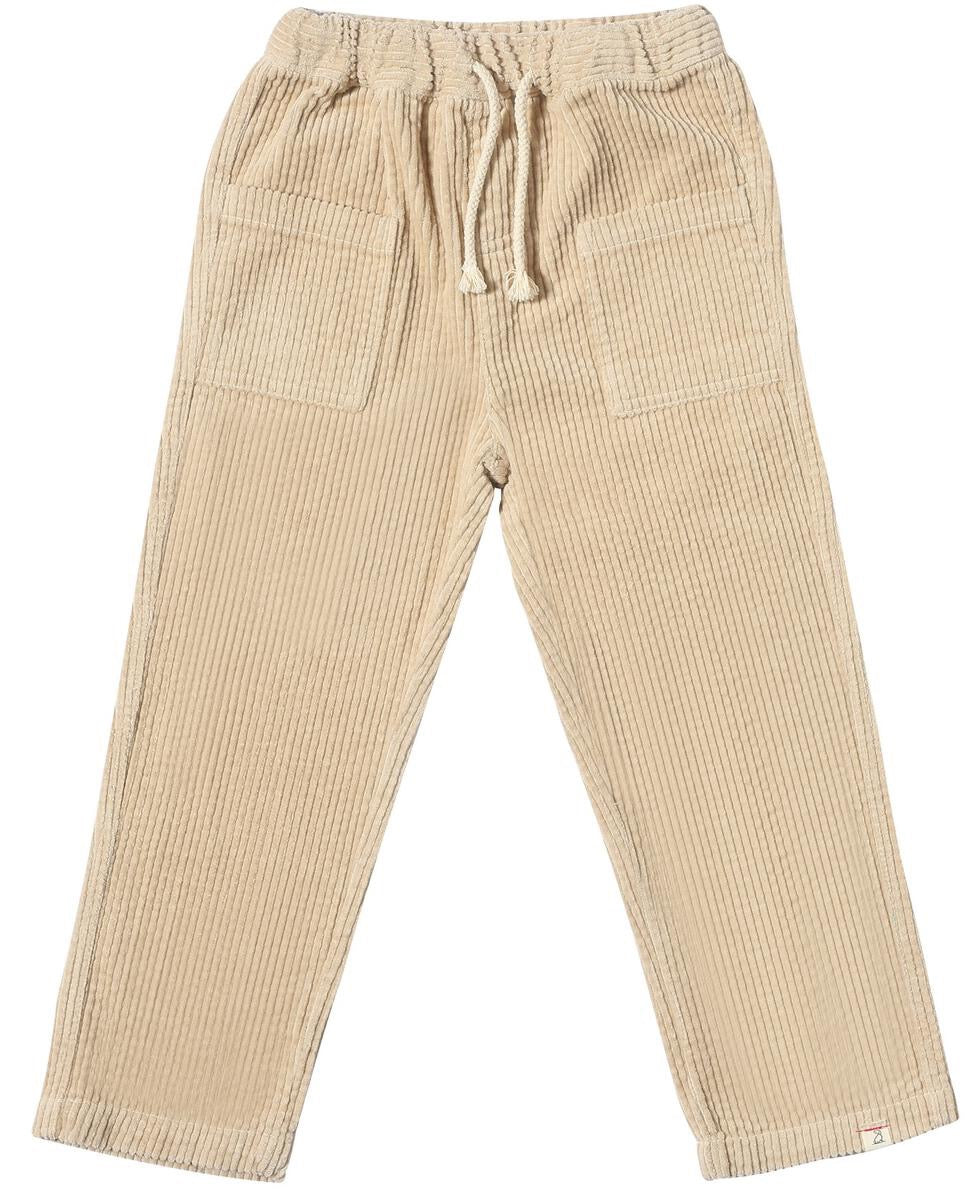 Tan Chunky Corduroy Pants by Me & Henry