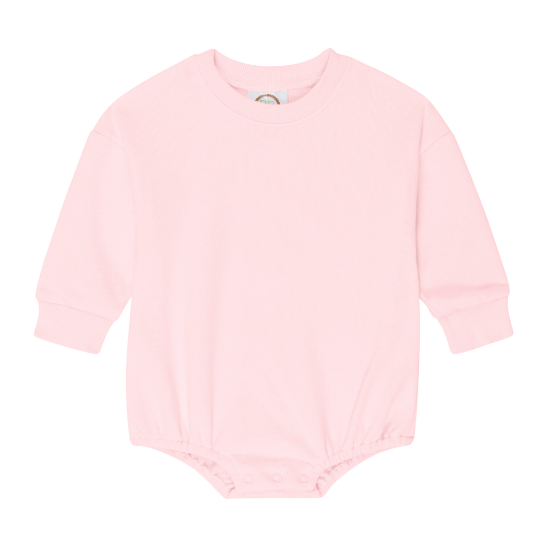 Pink Blank Sweatshirt Bubble (Add A Monogram)