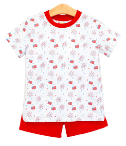 Fireworks and Freedom Short Set by Jellybean (ARRIVING EARLY MAY)