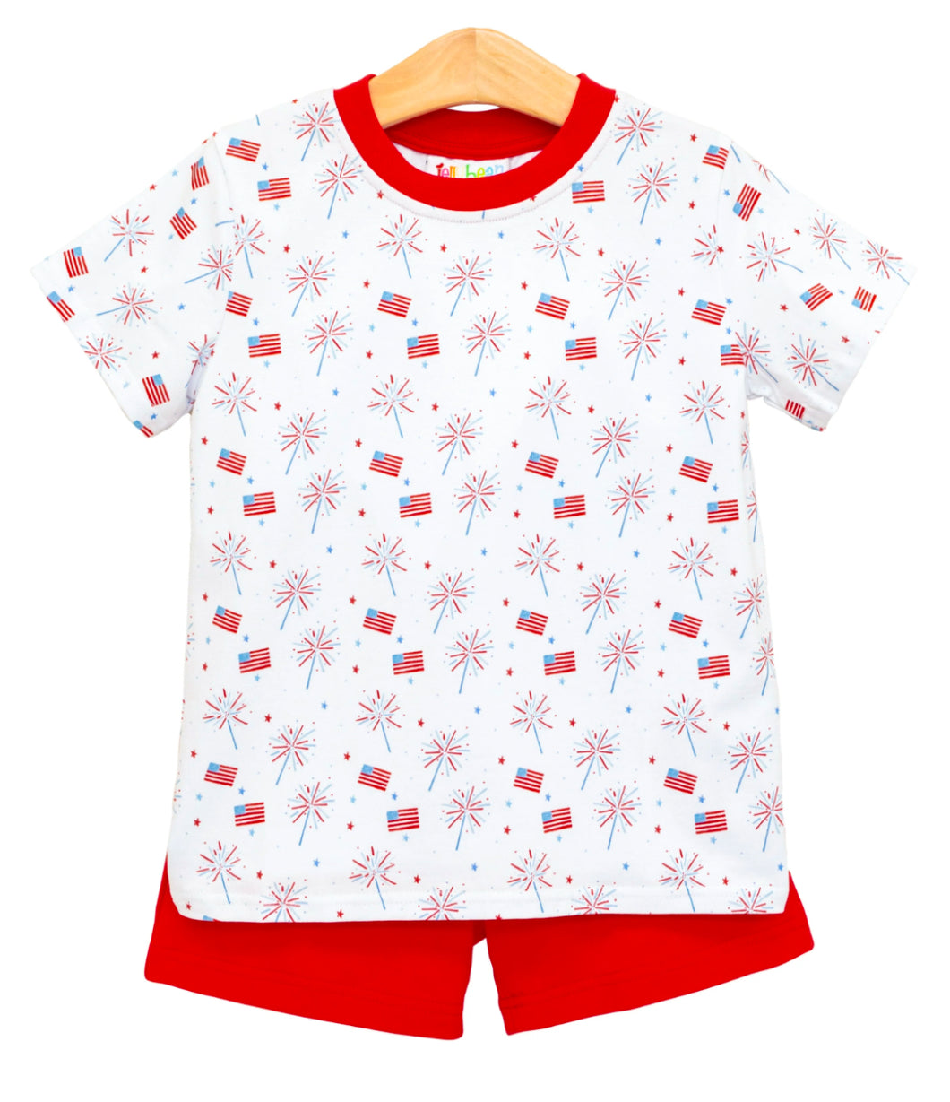 Fireworks and Freedom Short Set by Jellybean (ARRIVING EARLY MAY)