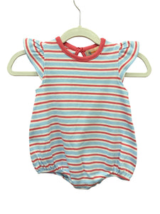 Red & Blue Stripe Flutter Bubble by Luigi