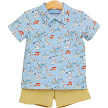 Load image into Gallery viewer, Shipwrecked Polo Short Set by Trotter St
