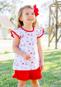 Fireworks and Freedom Flutter Short Set by Jellybean (ARRIVING EARLY MAY)