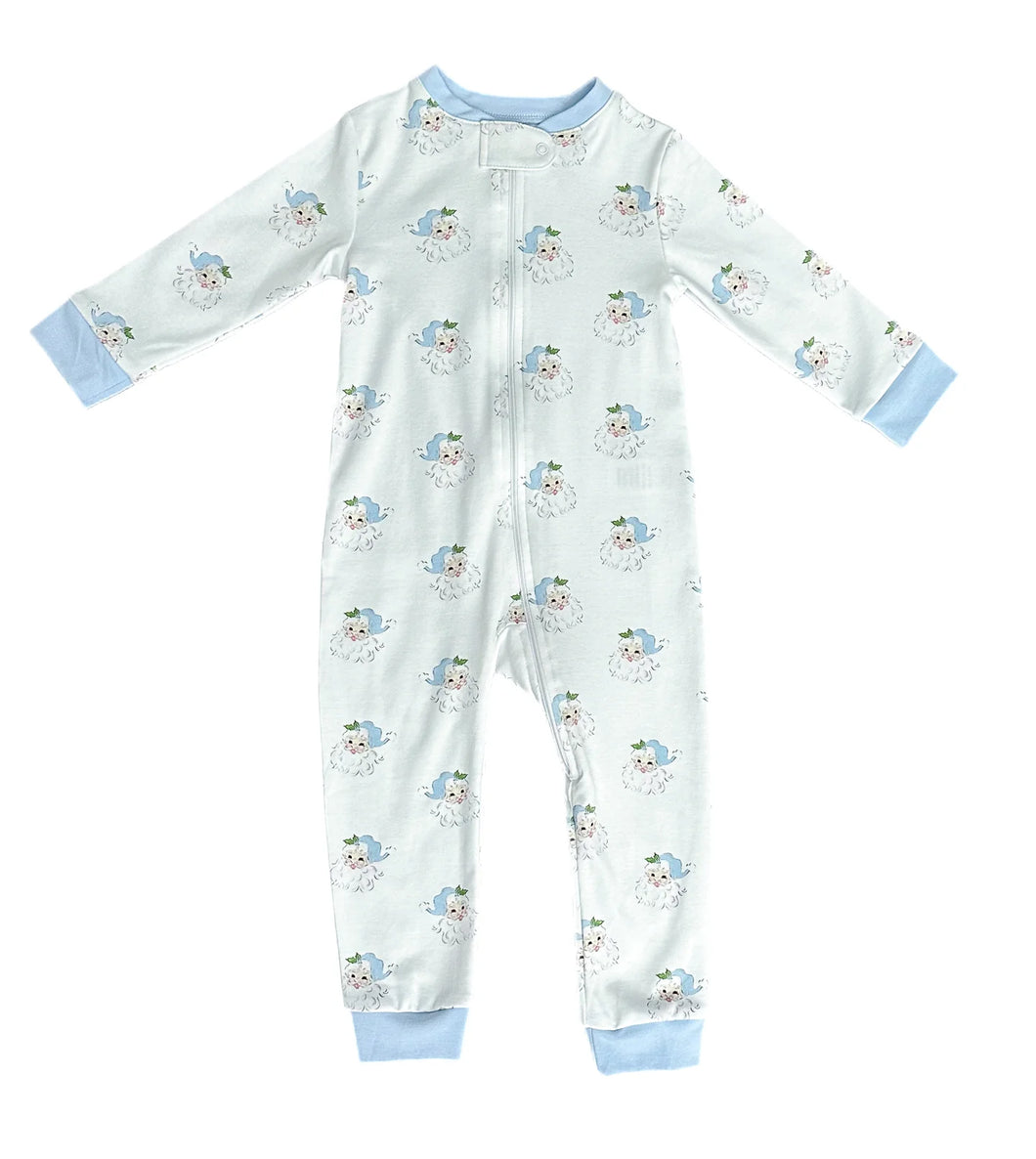 Blue Santa Jammies by James & Lottie