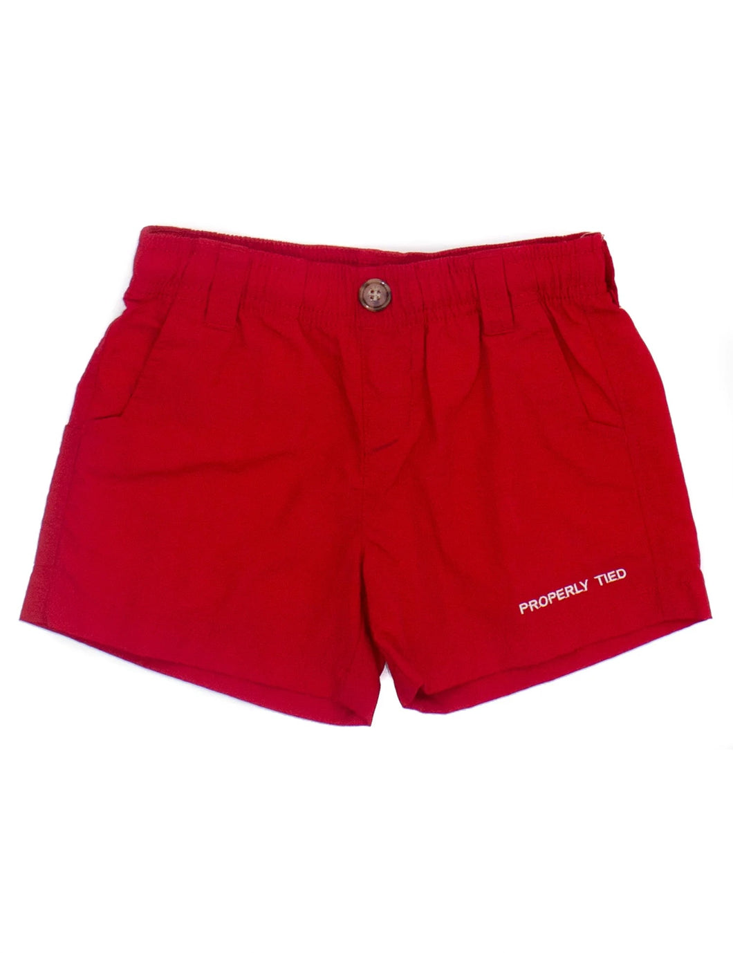 Red Mallard Shorts by Properly Tied