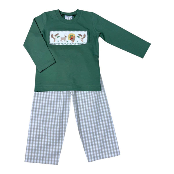 Boys Life Smocked Pant Set by Three Sisters