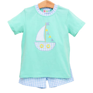 Sailboat Short Set by Jellybean (ARRIVING IN APRIL)