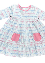 Load image into Gallery viewer, Sweet Bows Twirl Knit Dress by James &amp; Lottie
