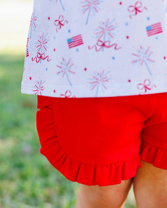 Fireworks and Freedom Flutter Short Set by Jellybean (ARRIVING EARLY MAY)