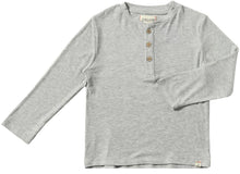 Load image into Gallery viewer, Grey Ribbed Henley by Me &amp; Henry
