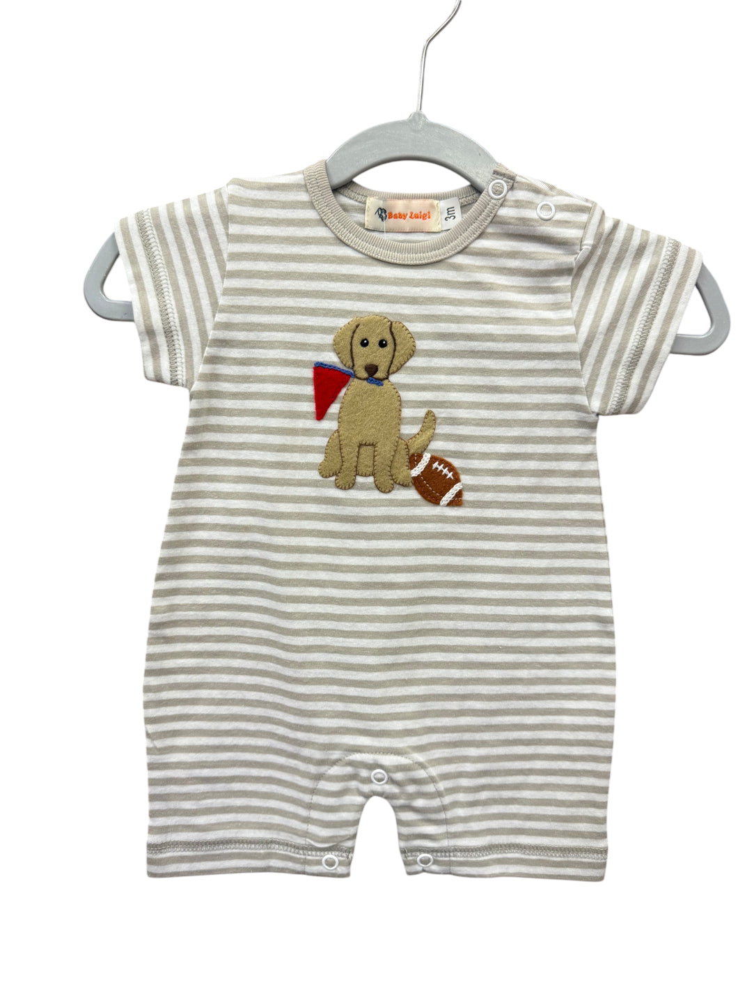 Football Pup Romper by Luigi